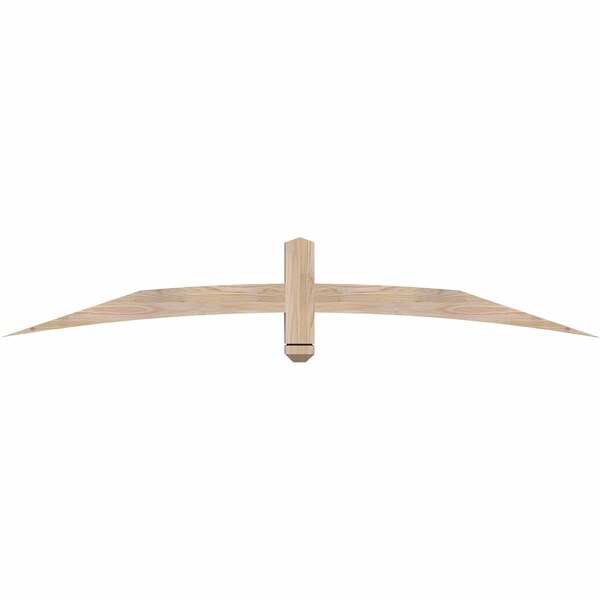 Ekena Millwork Bellingham Smooth Timber Gable Bracket, Douglas Fir, 72"W x 12"H x 3 1/2"D x 3 1/2"F, 4/12 Pitch GBW072X12X0404BEL00SDF - main